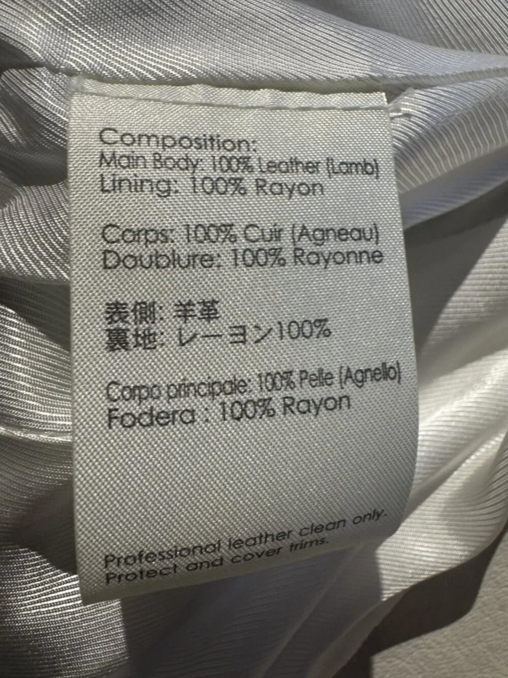 3.1 Phillip Lim White Contour Motorcross Leather Motorcycle Jacket 8 - Picture 10 of 10